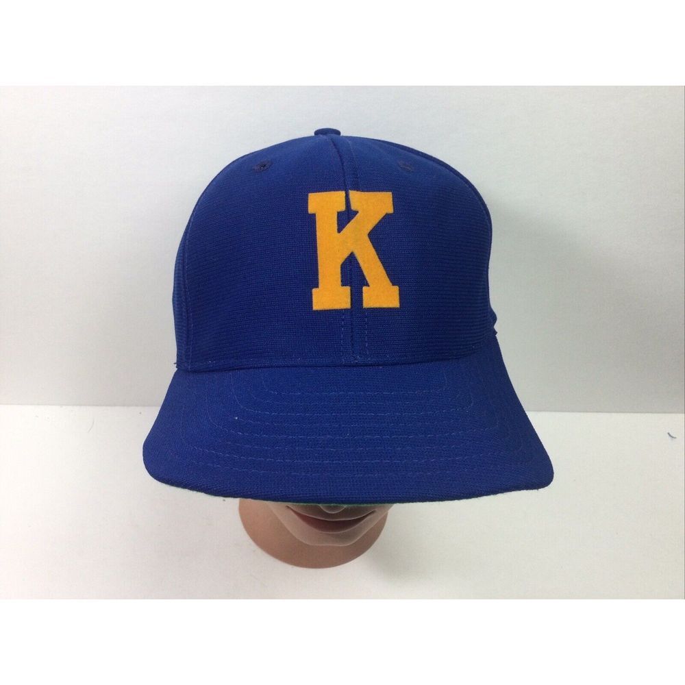 Vintage 80s New Era Dupont Pro Kentucky Wildcats Mens Hat Blue SnapBack Cap USA